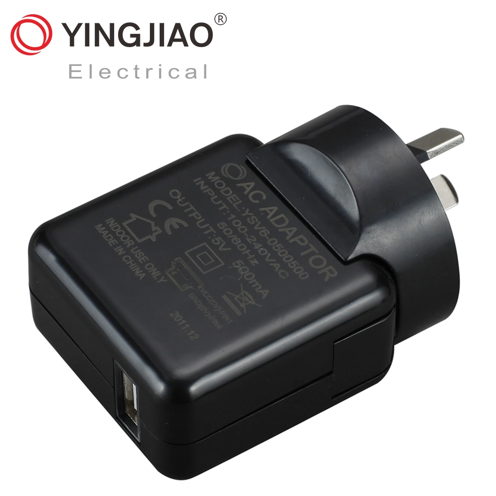 Manufacturers 3V 12V 24V 36V 0.2A 6W DC USB Travel Mobile Phone Charger