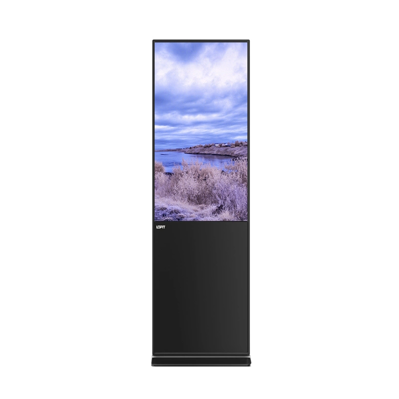 Lofit 55 65 de pie con pantalla táctil vertical 4K de quiosco de la publicidad en el interior de la pantalla del reproductor de HD LCD Digital Signage