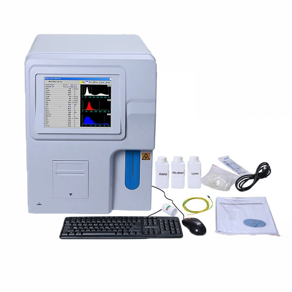 El analizador de Hematología en tres partes de la máquina de la FBC Hemograma Analyzer prueba de sangre el precio de la máquina
