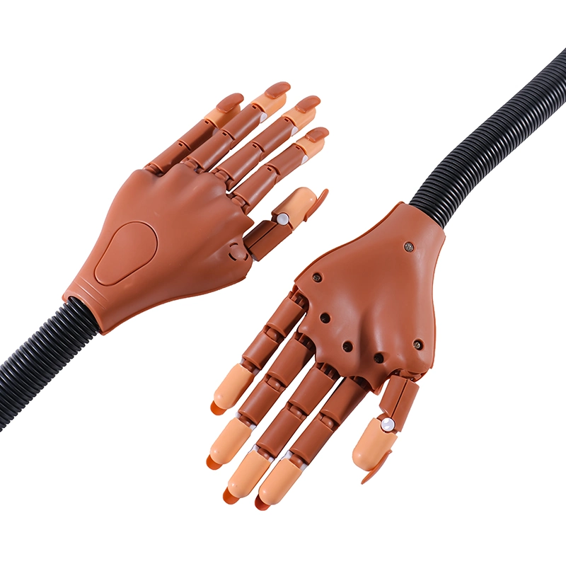 Ferramentas de treino flexíveis de longa prática mão profissional Manicure Ferramentas de treino por grosso de protese Mãos bendable da prática da arte do prego