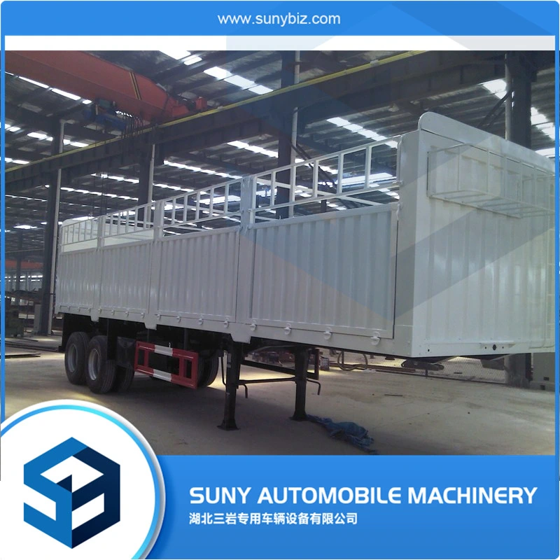 2 Axles Heavy Duty Top Open Box Cargo Trailer