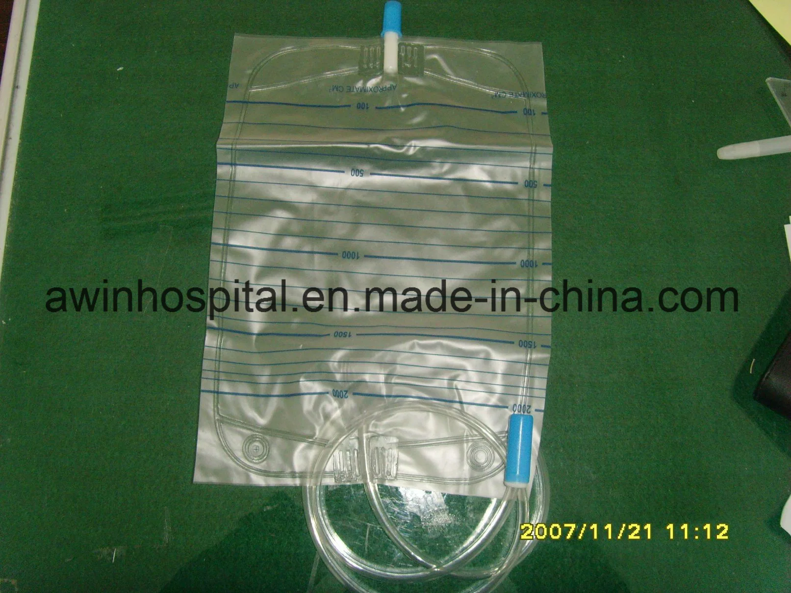 Disposable Sterile Urine Bag Used for Drainage