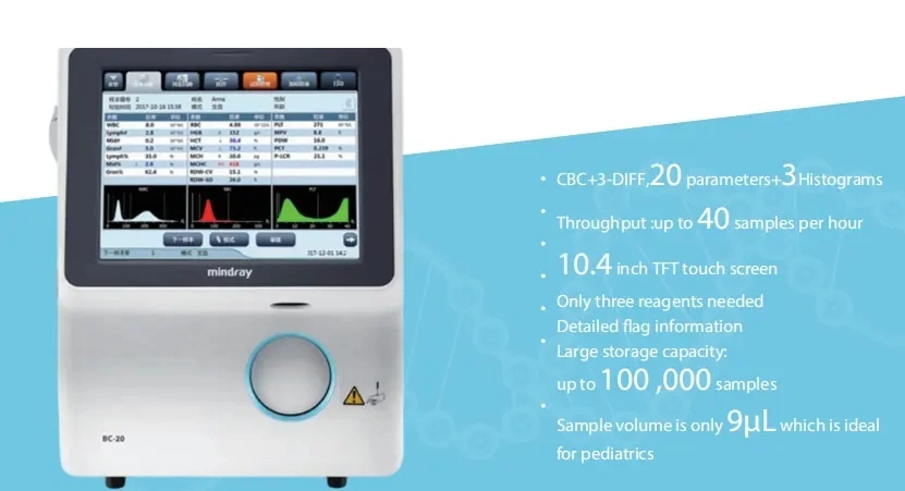 Mindray Bc-20 Hematology Analyzer Blood Test Machine