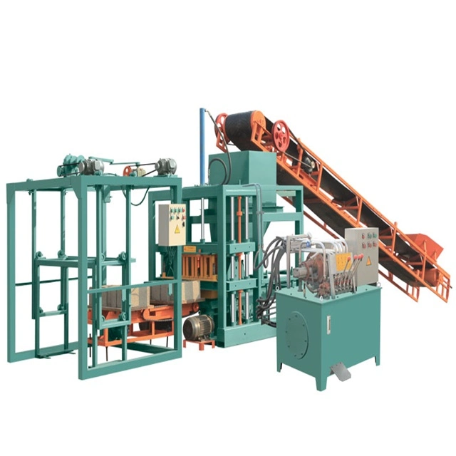 Qt4-20 Hydraulic Cement Maxi Stock Brick Making Machine Production Line