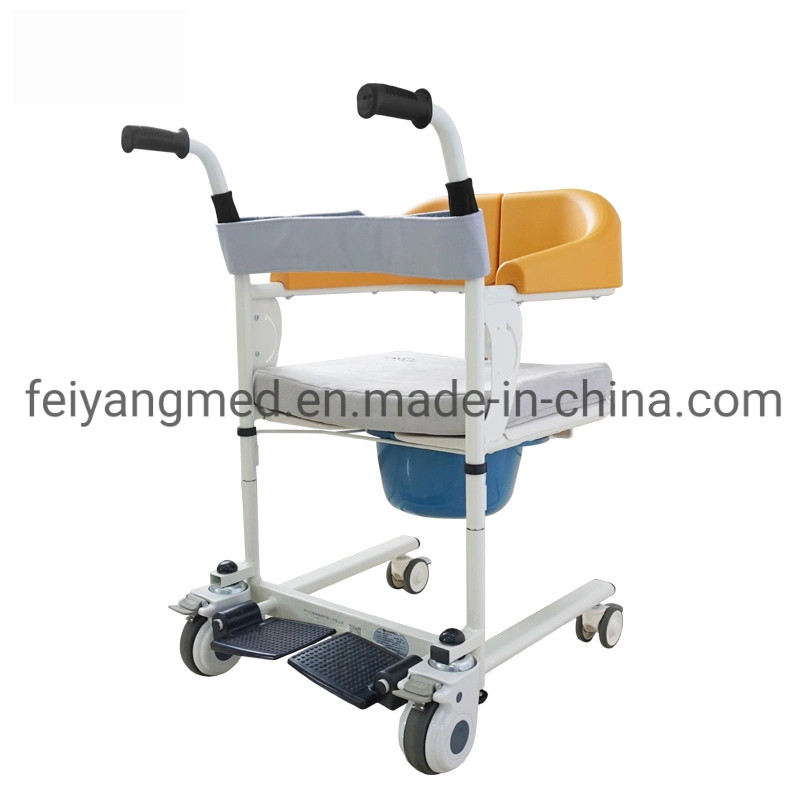 Multifunction 4 in 1 Transfer Lifting Patient Toilet Chair Commode