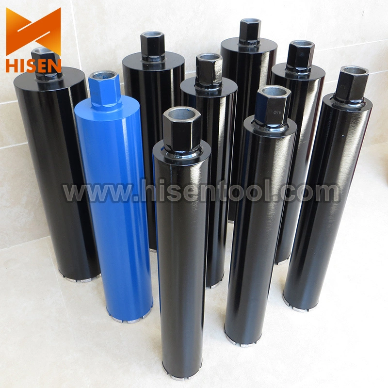 Laser Welded Diamond Core Drill Bits for Reinforced Concrete