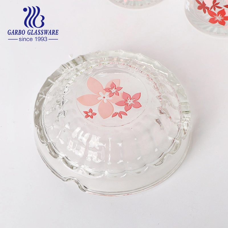 Promotion Festival Gift Cheap 4PCS Ashtray Glass Cup Set with OEM Design