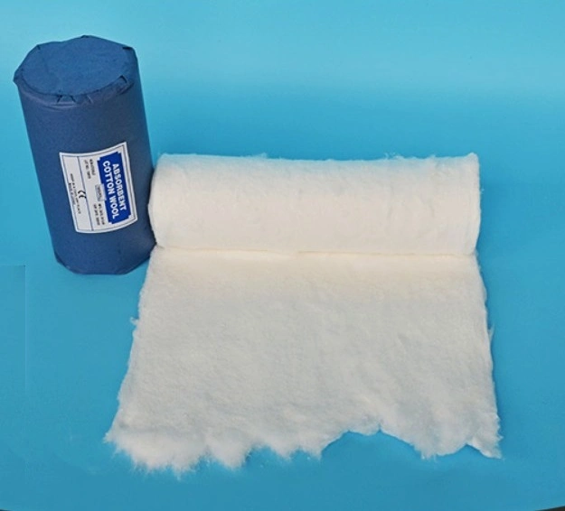 Pure Cotton High Absorency Medical Usage Clear Cotton Roll Cotton Wool in Roll 50g/100g/200g/250/300g/400g/454G/500g/1000g