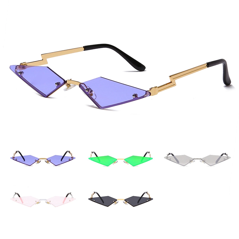 Hot Selling Wholesale High Quality Fashion Trend Unique Sun Glasses Colorful Outdoor UV400 Metal Frame Sunglasses