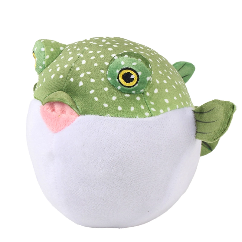 20cm Cute Soft Plush Globefish Toy Cuddly Round Puffer Fish Stuffed Animal