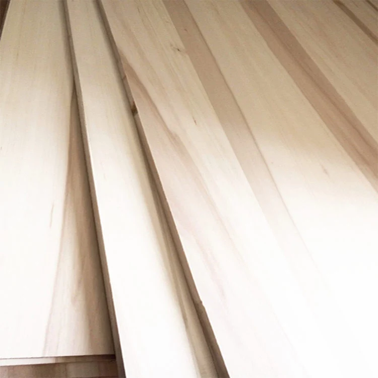 Factory Price Natural Paulownia Solid Wood Board Lumber Wood