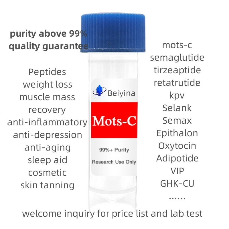 99% Purity 10mg Motsc Pharmaceutical Grade Mots-C Human Acetate Injection Peptide Powder CAS 1627580-64-6