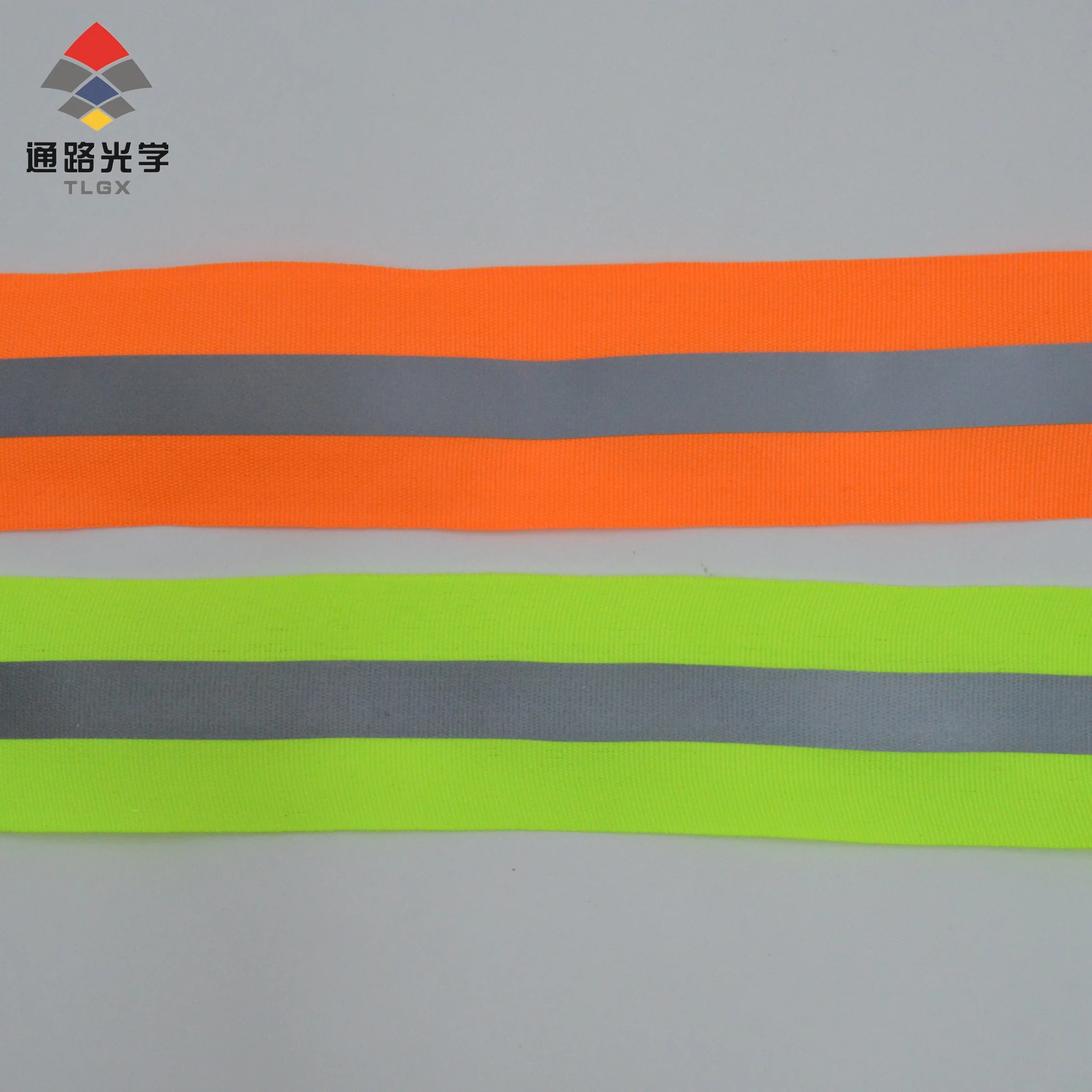 High Quality Polyester Rainbow Reflective Webbing Colorful Webbing Tape Ribbons