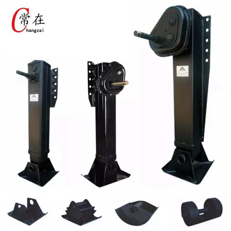 28tons Double Speed Semi Trailer/Heavy Duty Jack Landing Gear for Sale