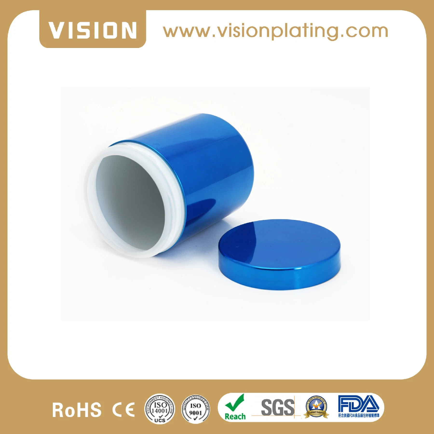 HDPE Nutrition Packaging Can Powder and Pills