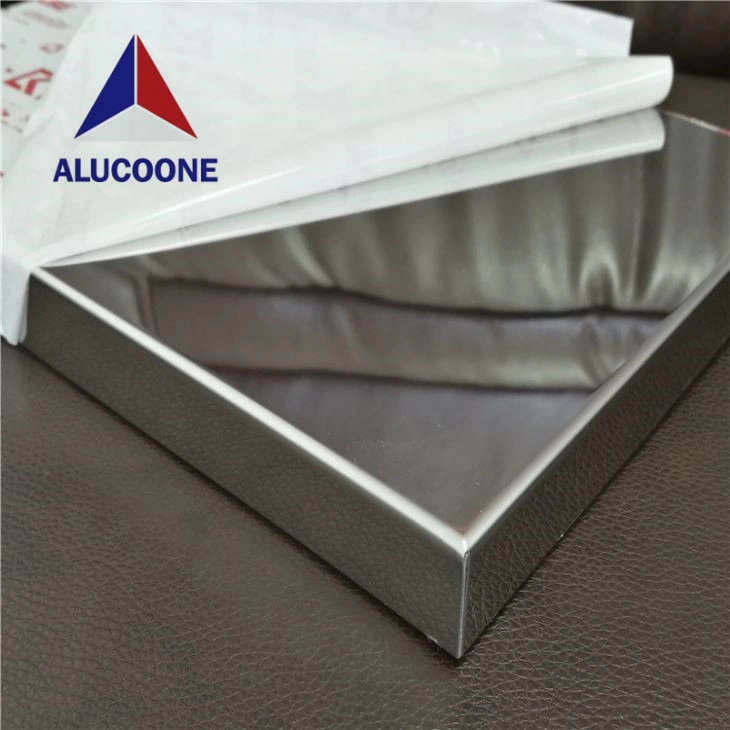 Alucoone Brushed Finish Stainless Steel Composite Panel for Escalator and Elevator Cladding