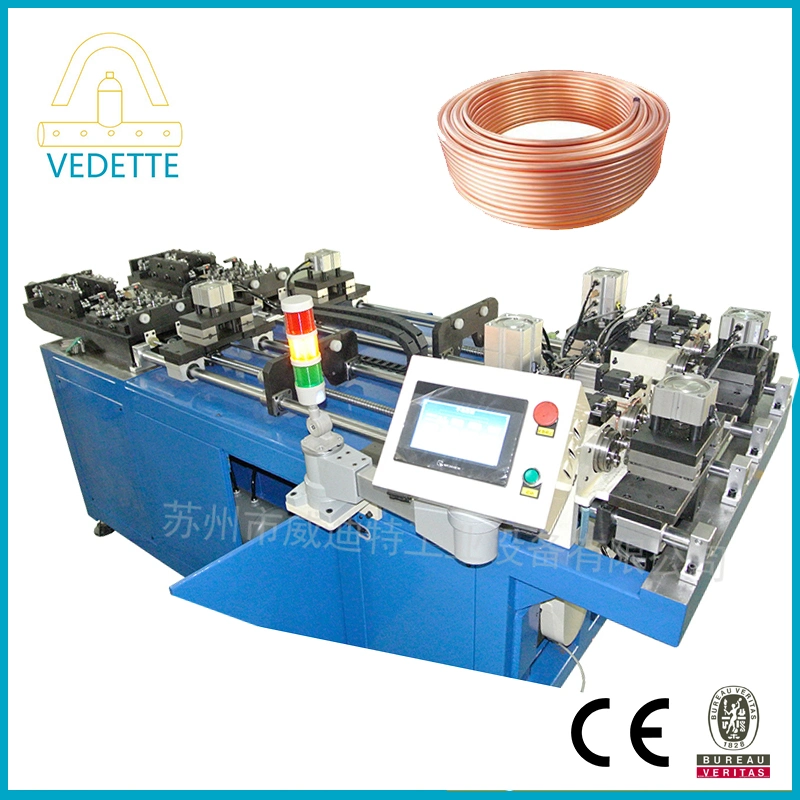 Coil Copper Straightening &Chip-Less Cutting Machine for Heat Exchanger and Refrigeration