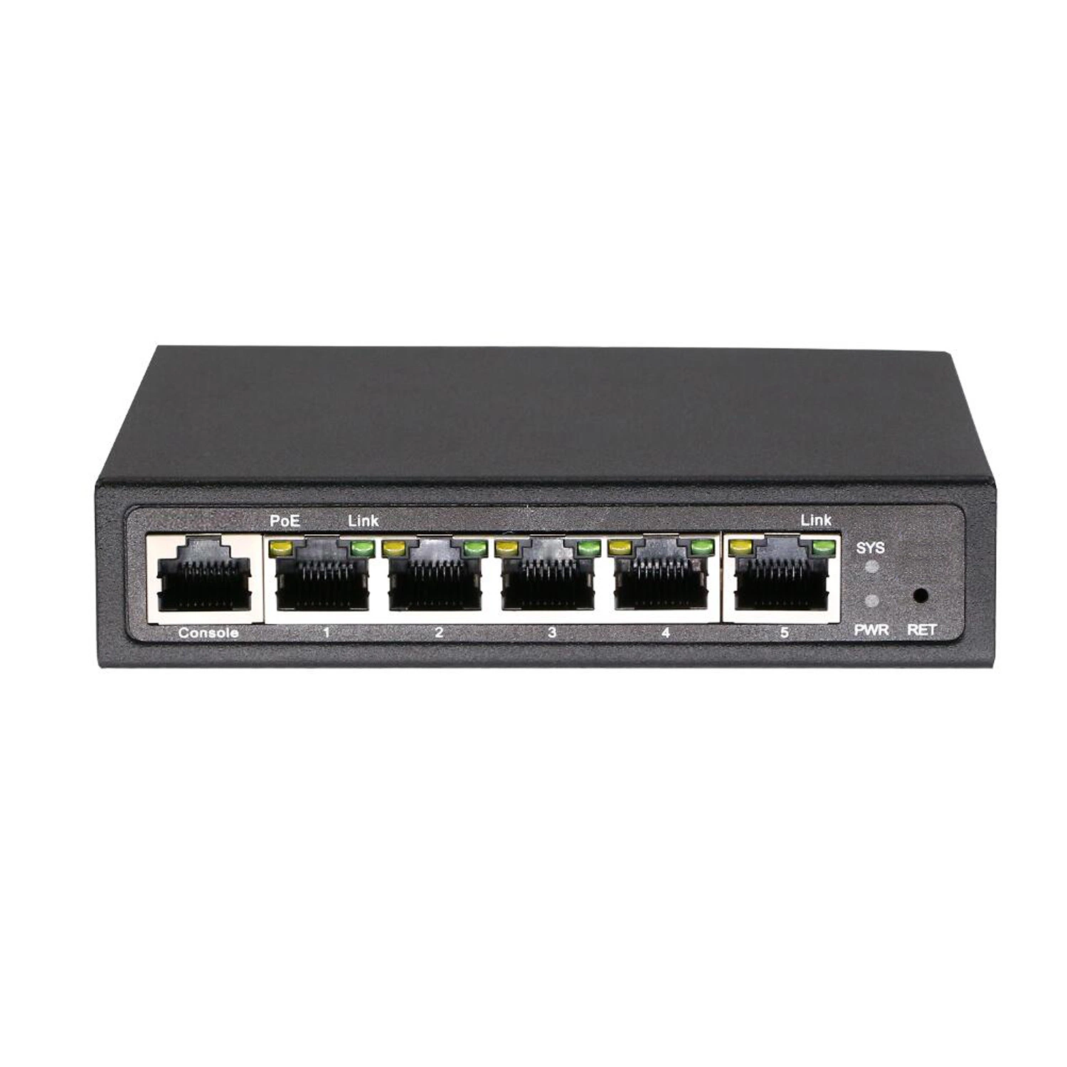 5/8/12/16/24/28 puertos gestionados Poe Ethernet Switch, Telnet o consola de soporte de SNMP/Web Management