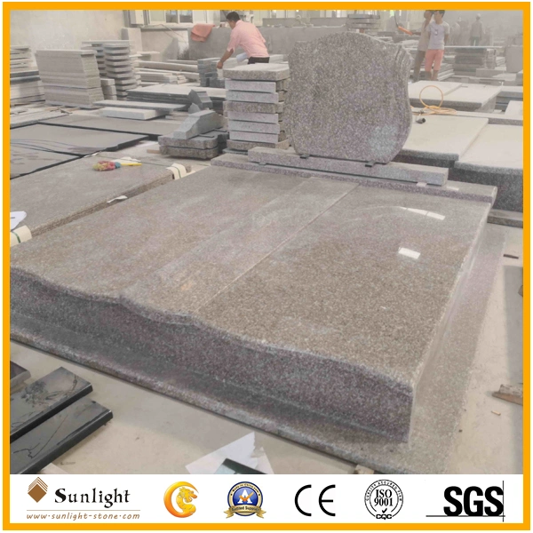 Customize Shanxi Black/G603/G664/G623 Granite Stone Europe Monuments Tombstone
