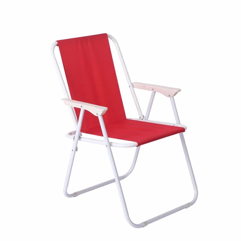 Salon d'été pliable en métal en acier, en gros, portatif, sur mesure, extérieur Chaise de plage