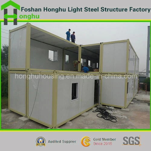 Widely Used Light Steel Frame Prefabricated Container House Cafe/Hotel/Toilet/Store