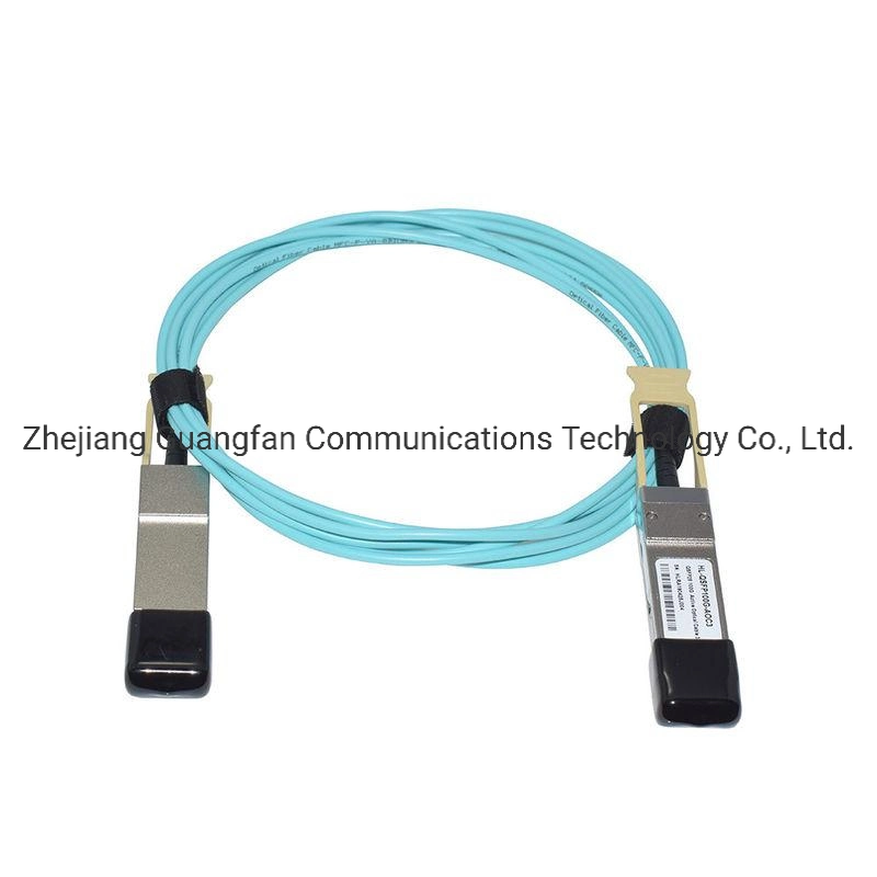 Optical Fiber Mmf Om3 Om4 100gbase Qsfp28 Aoc Active Optical Cable