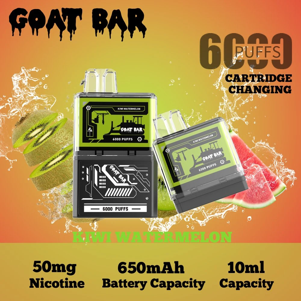 Goat Bar 6000 Puffs Waka 10000 Puffon youto Beast Bang XXL gousse de jus Ivgs CIG à usage unique