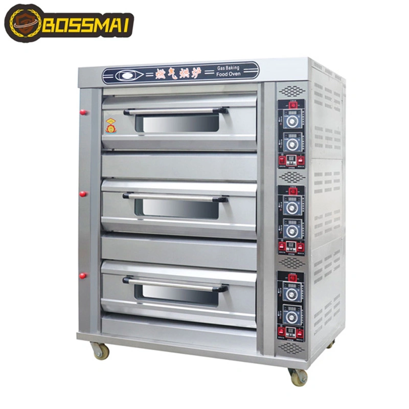 Commercial Kitchen Equipment Bakery Gas Baking Machine Toaster Bread Pizza Cake Baking Oven