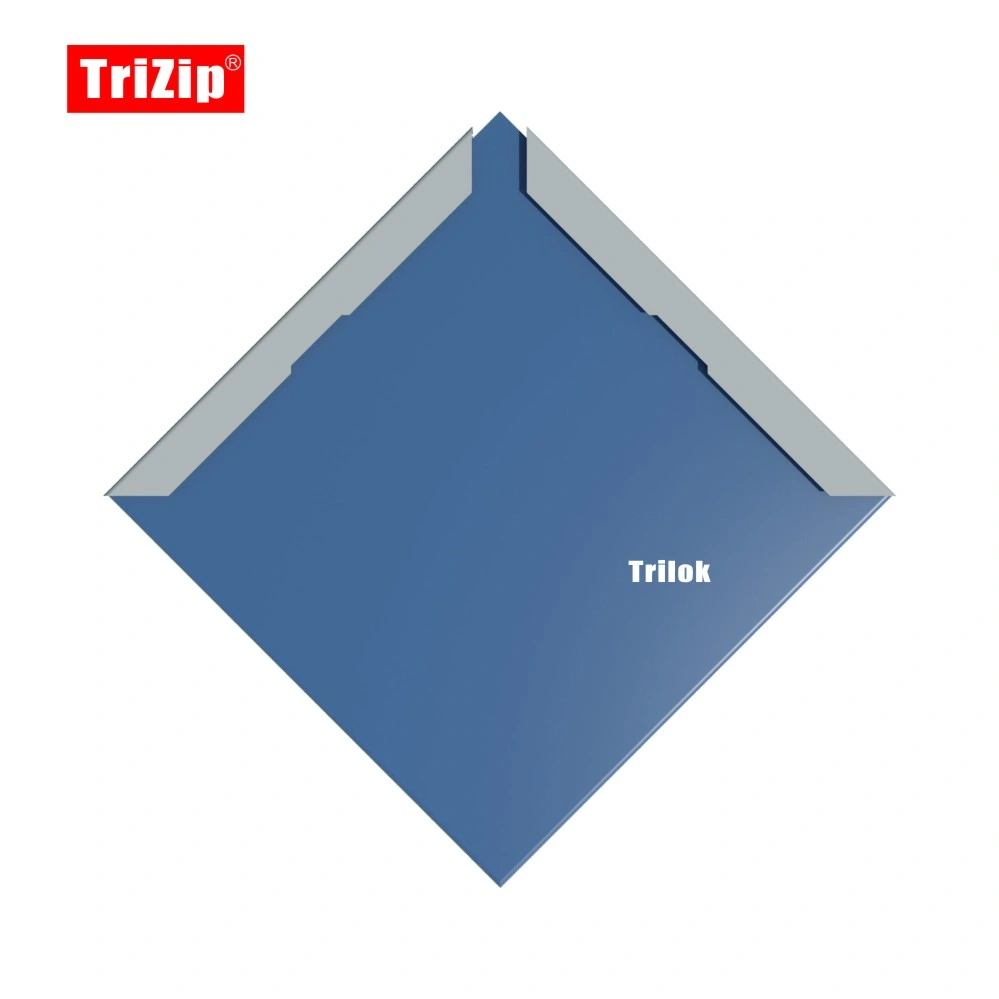 Trilok Metal Interlocking Roofing, Wall Cladding, Facade Square Shingle Tile - Td191