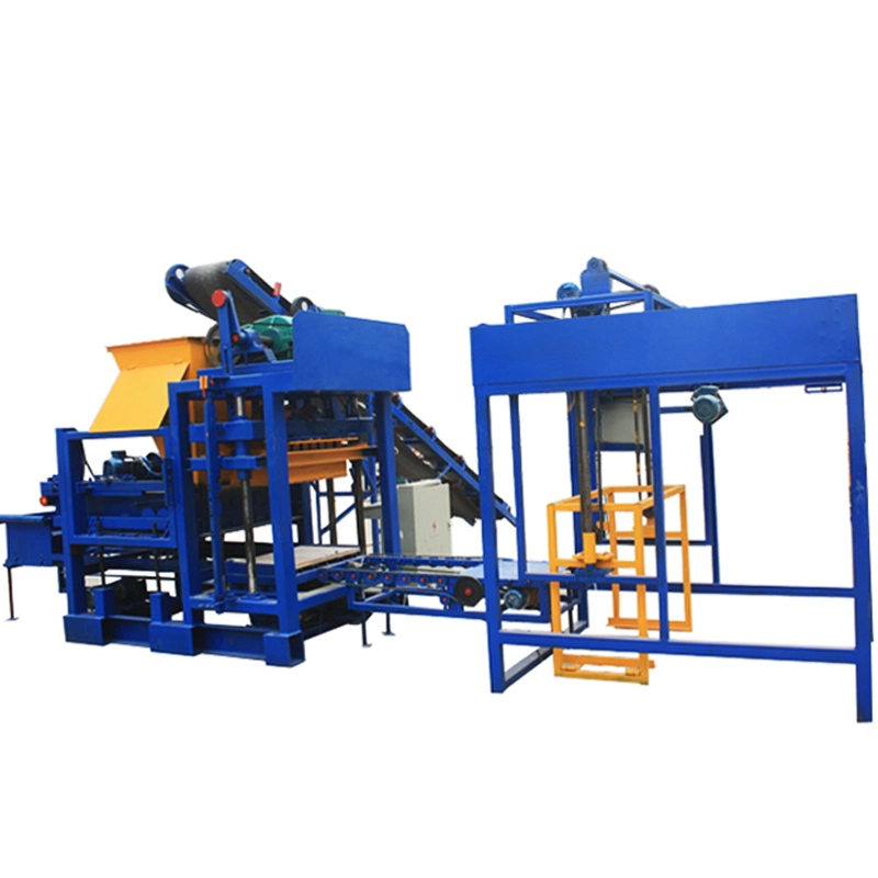 Qt4-25 Fully Atomatic Concrete Block Machine Hydraulic Press Block Machine in Italy