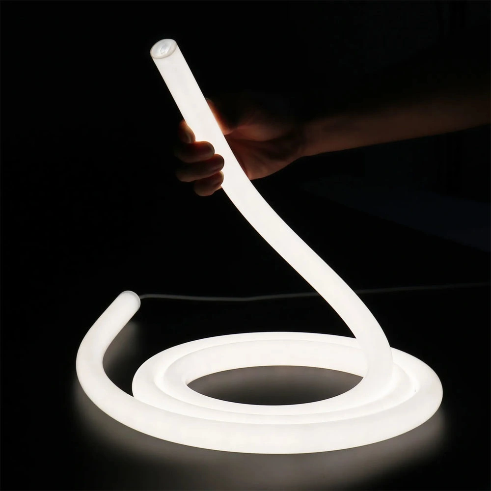 360 LED Flexible Neon Strip 22/25/30/40mm Neon Strip Flexible Neon Tubes 24V/12V/5V DC 360 Degree Emitting Silicone Round LED Neon Strip Light