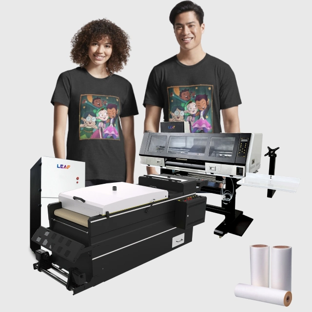 Cabeçotes de impressão de 60 cm 2/4 I3200 Máquina de impressão digital T-shirt de 60 cm DTF Impressora a jato de tinta