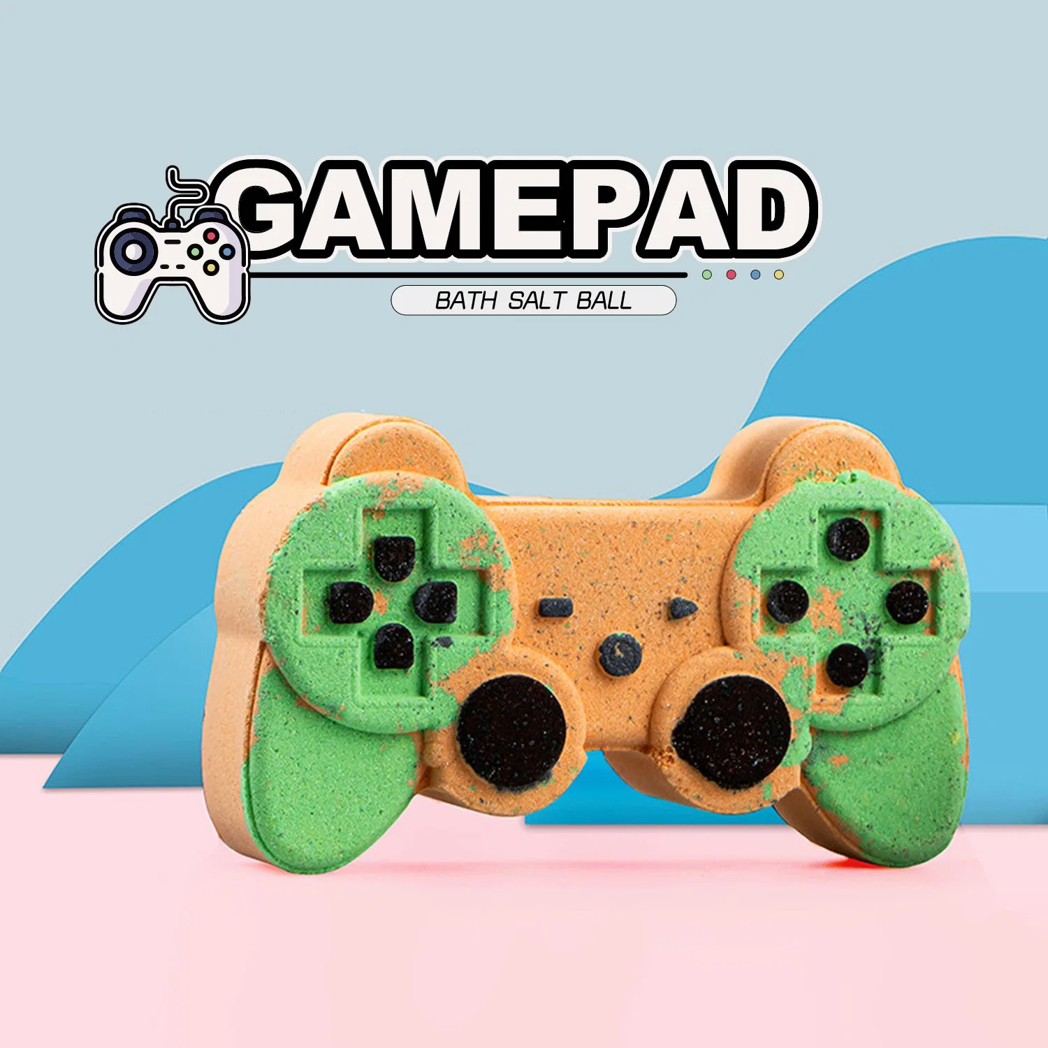 OEM Sanfte Reinigung Gamepad Bad Salzball für alle Haut Typen