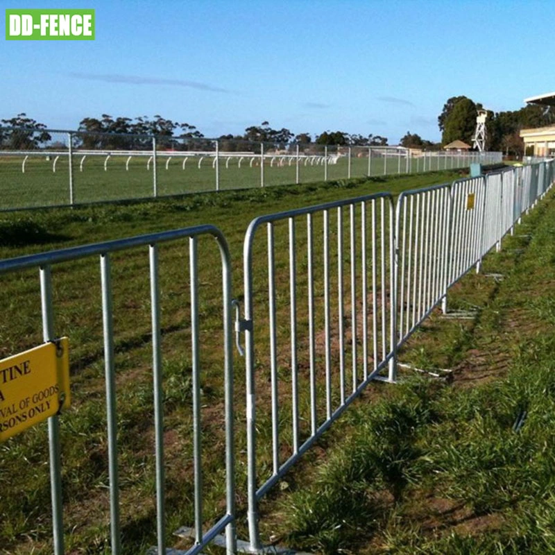 Hot Dipped Galvanized Metal Event Crowd Control Barricades for Road Safety