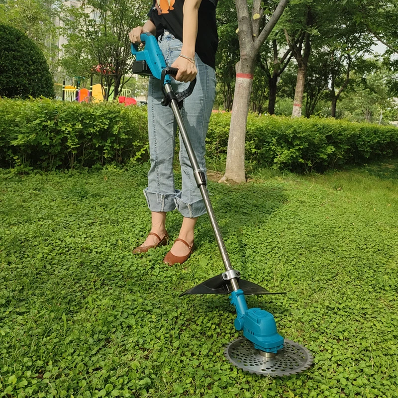 Household Grass Cutting Machine Portable Rechargeable Lithium Brush Shear Cutter Cordless Electric Grass Trimmer