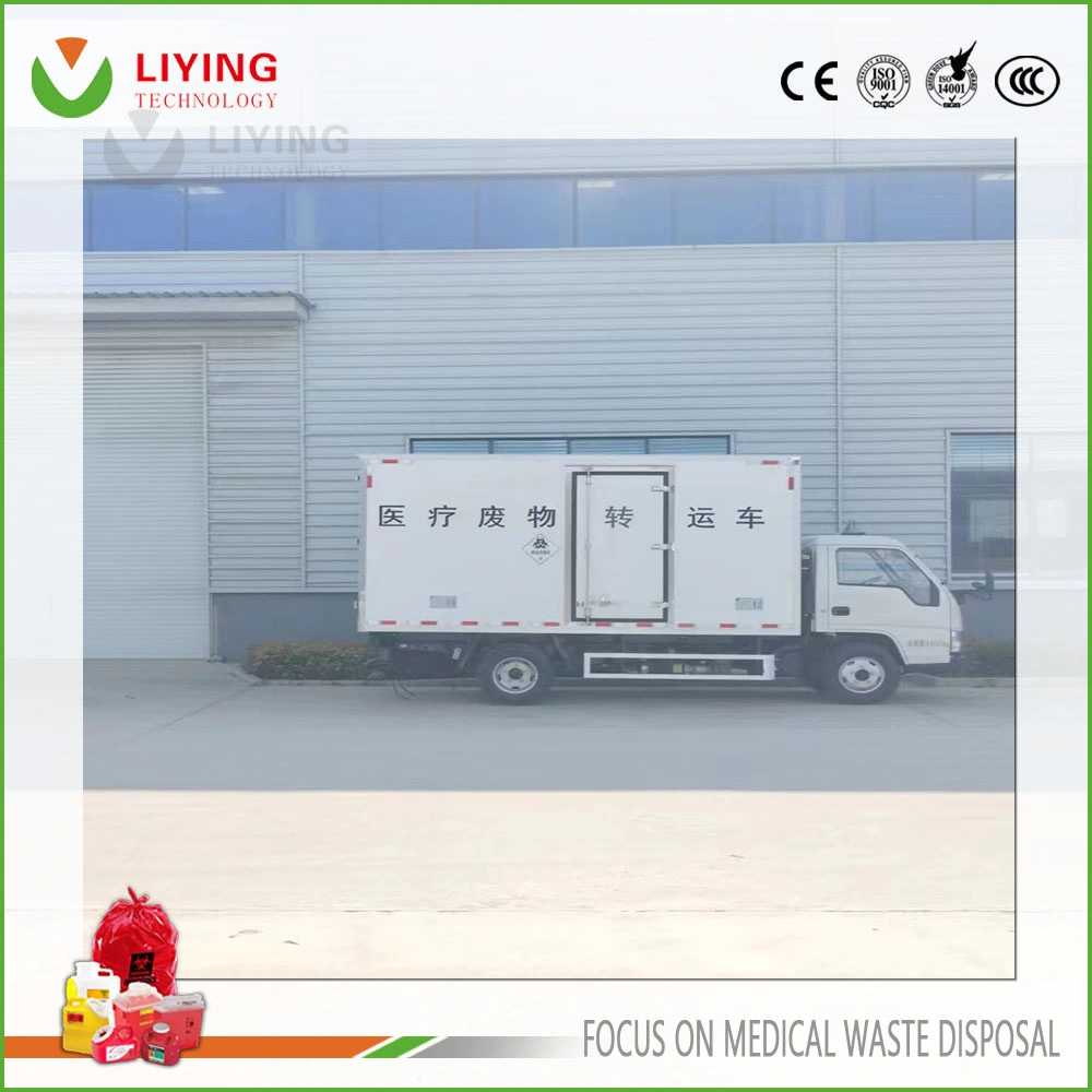 Hospital Clinical Waste Disposal Van Truck Medical Refuse Transfer Truck