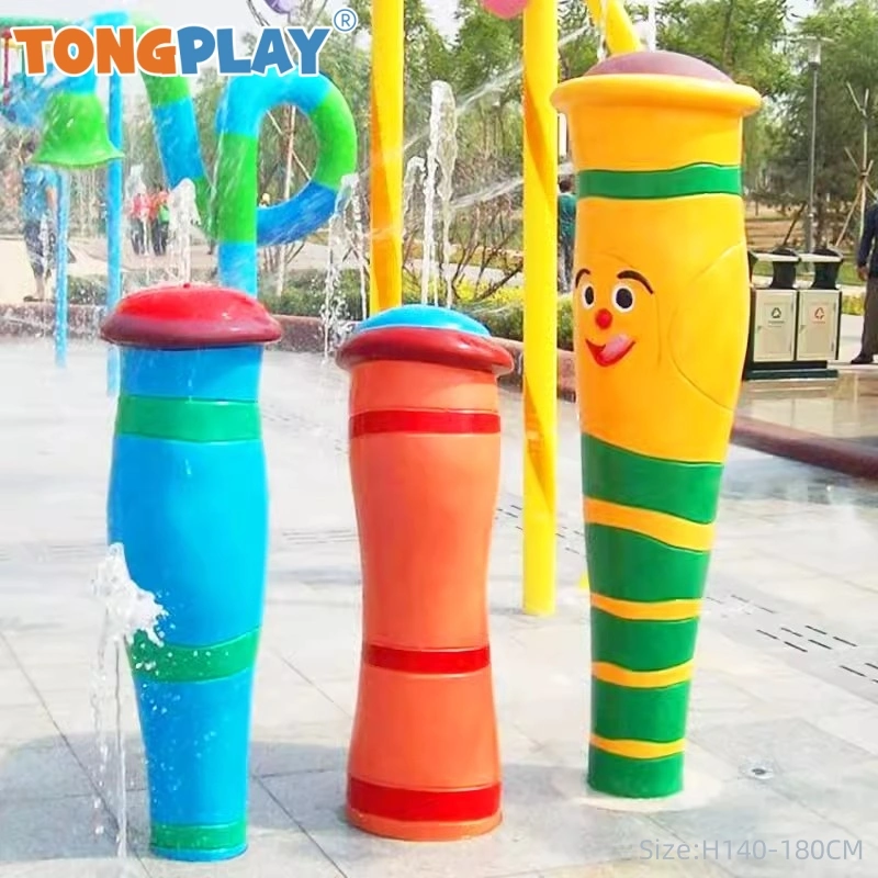 Equipo de Parque acuático Spray de agua de champiñones para el área de juegos para niños Entretenimiento