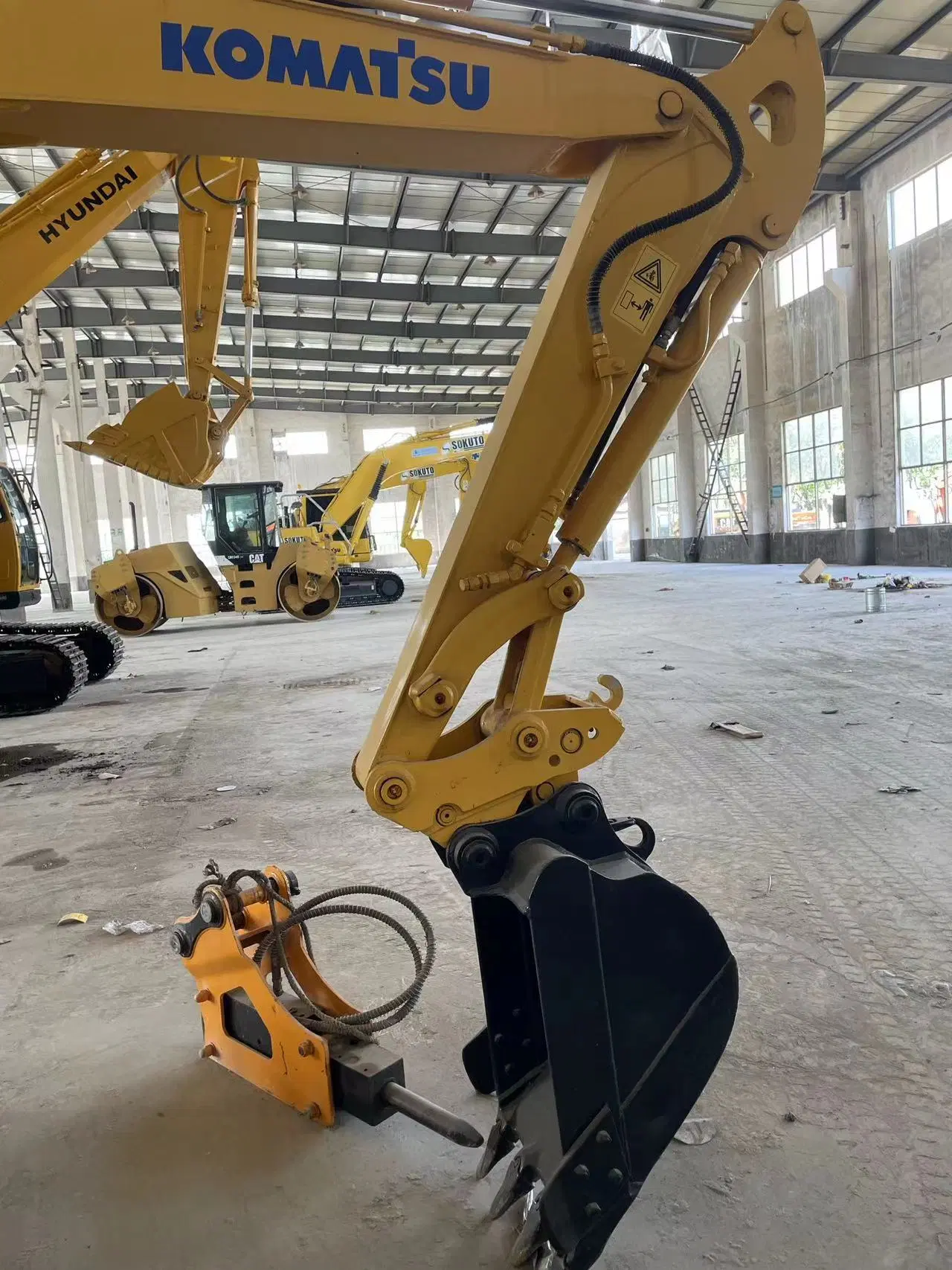 Used Original Hydraulic Komatsu PC50 Secondhand Clawer Excavator Rubber Track Digger 5ton Mini Equipment with Low Price