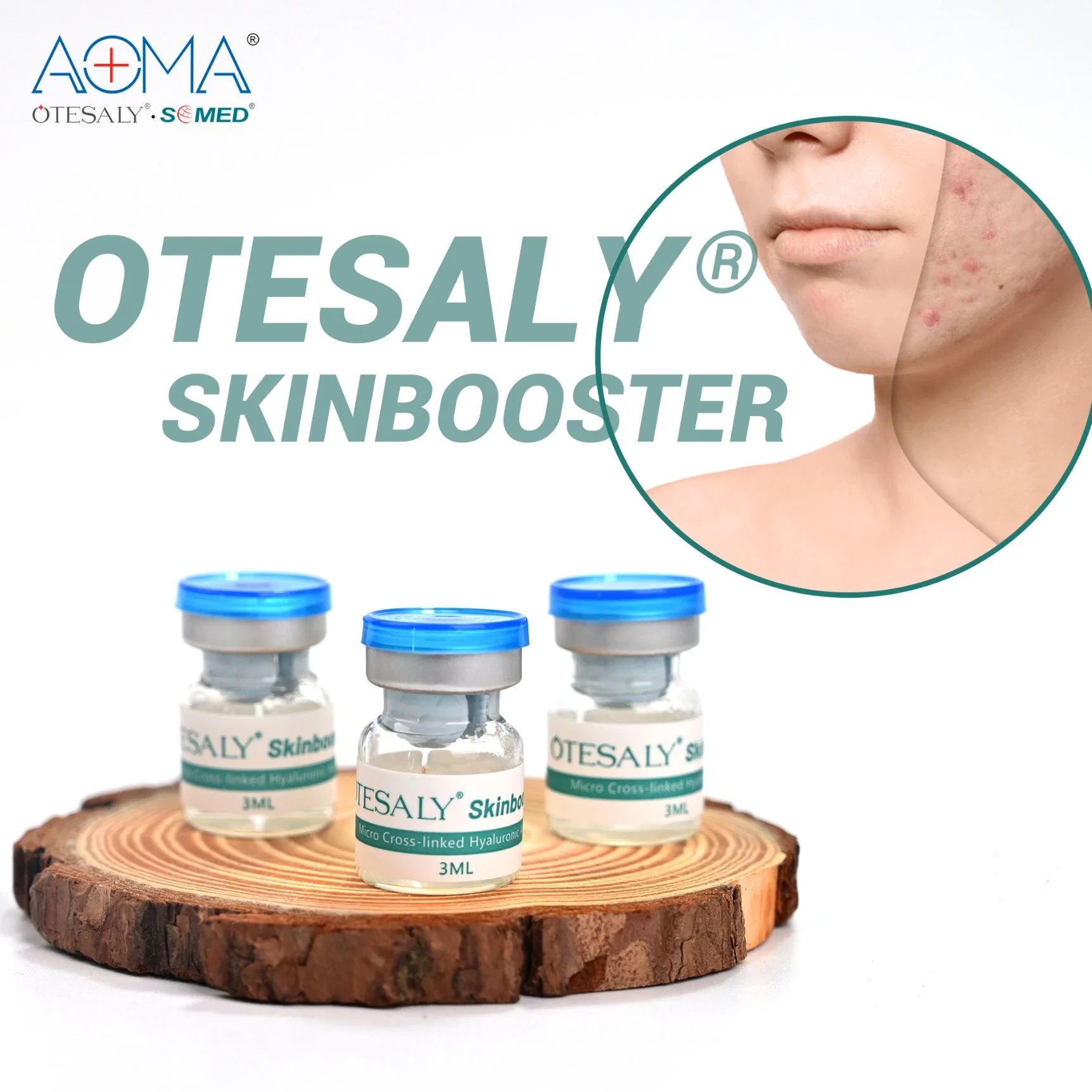 Best Selling 18ml Otesaly Skinbooster Hyaluronate Acid Liquid Collagen Face Hydration Microneedling Serum