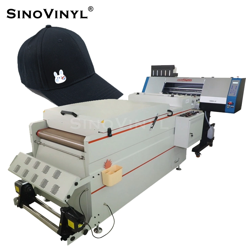 SINOVINYL DTF Printer PET Film Heat Transfer Jersey Cloth Inkjet Printers T-shirt Printing Machine