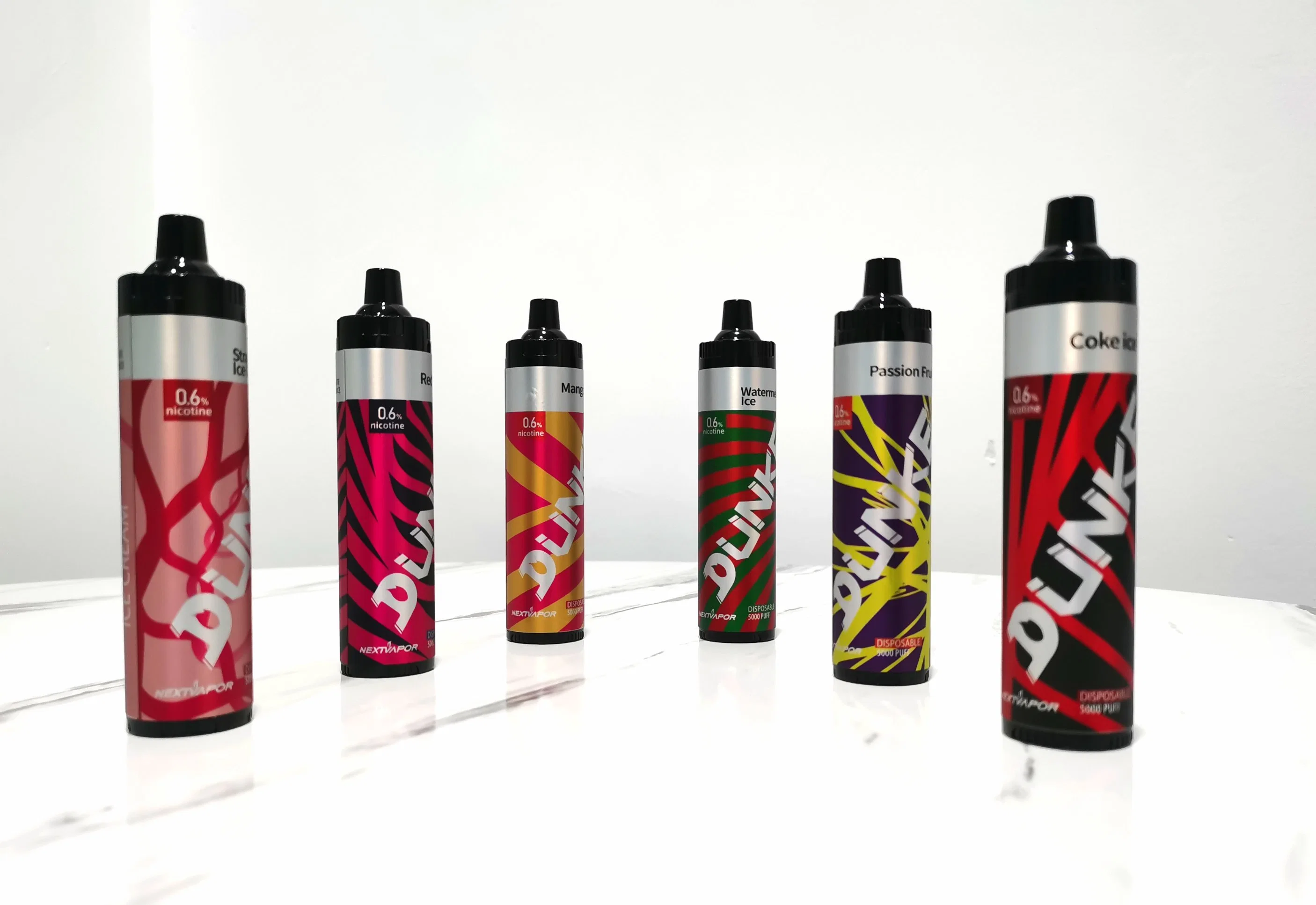 Dunke 2022 New Arrival Factory Wholesale/Supplier 5000 Puffs 12ml E Liquid Einweg-Vape Bar E Cigarette Vaporizador Desechable Disposable/Chargeable Vape Pen Pod E Zigaretten Smok