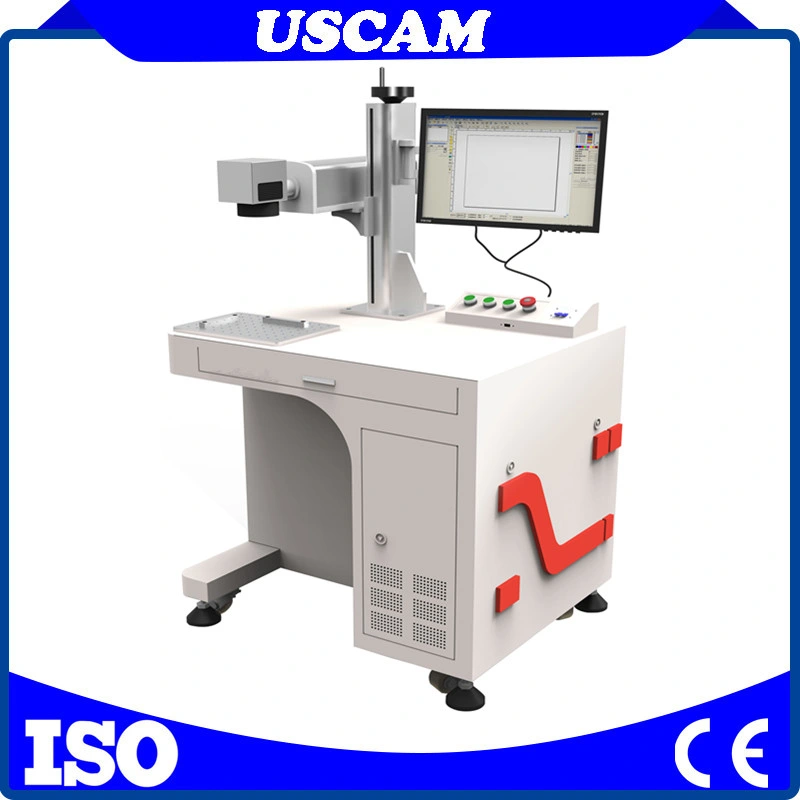 Máquina de Marcação a Laser de Fibra para Gravação em Metal e Não-Metal.