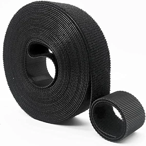 Fastening Ties Reusable Velcro Straps Double-Sided Self Gripping Cable Management Tape for Home, Office, Wire Bundling