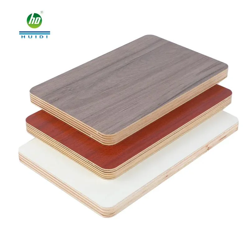 Linyi Natural Cheap Furniture Wood Veneer Melamine Marine Faced Hardwood Laminated Veneer Melamine Board