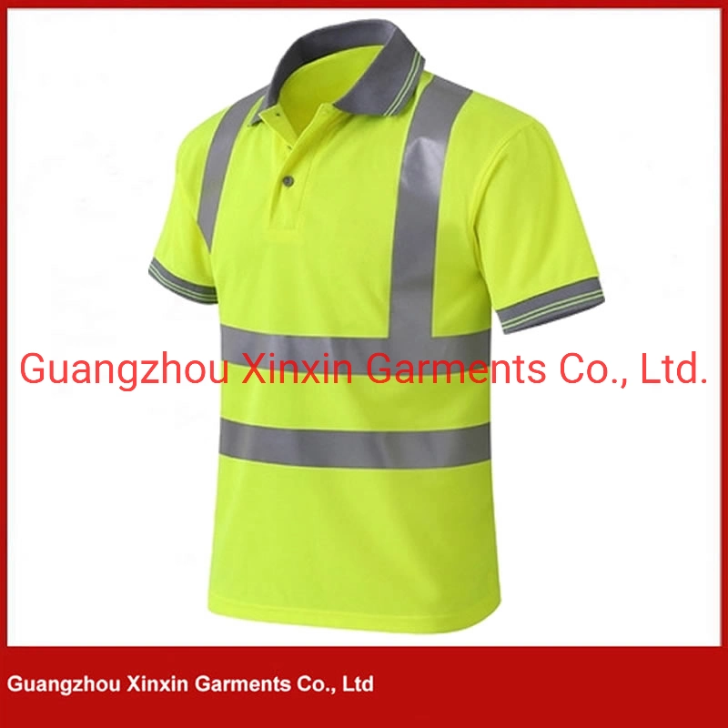 Hi-Viz T-Shirts Work Wear Working Clothes Polo Shirts Safety Workwear (W858)