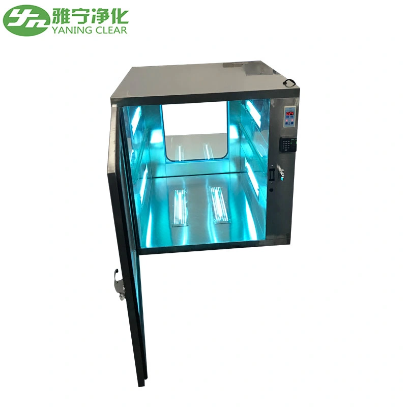 Yaning ISO 100 Acero inoxidable bloqueo activo Paso estático para salas limpias Caja