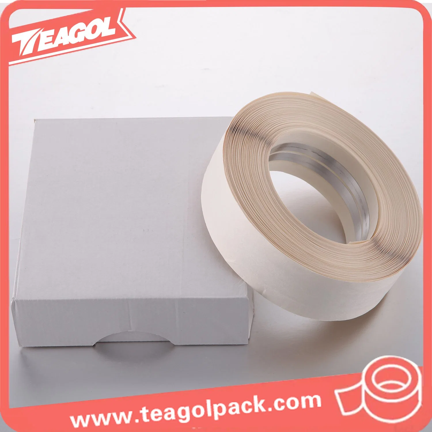 Waterproof Aluminium Metal Drywall Joint Flexible Paper Corner Tape