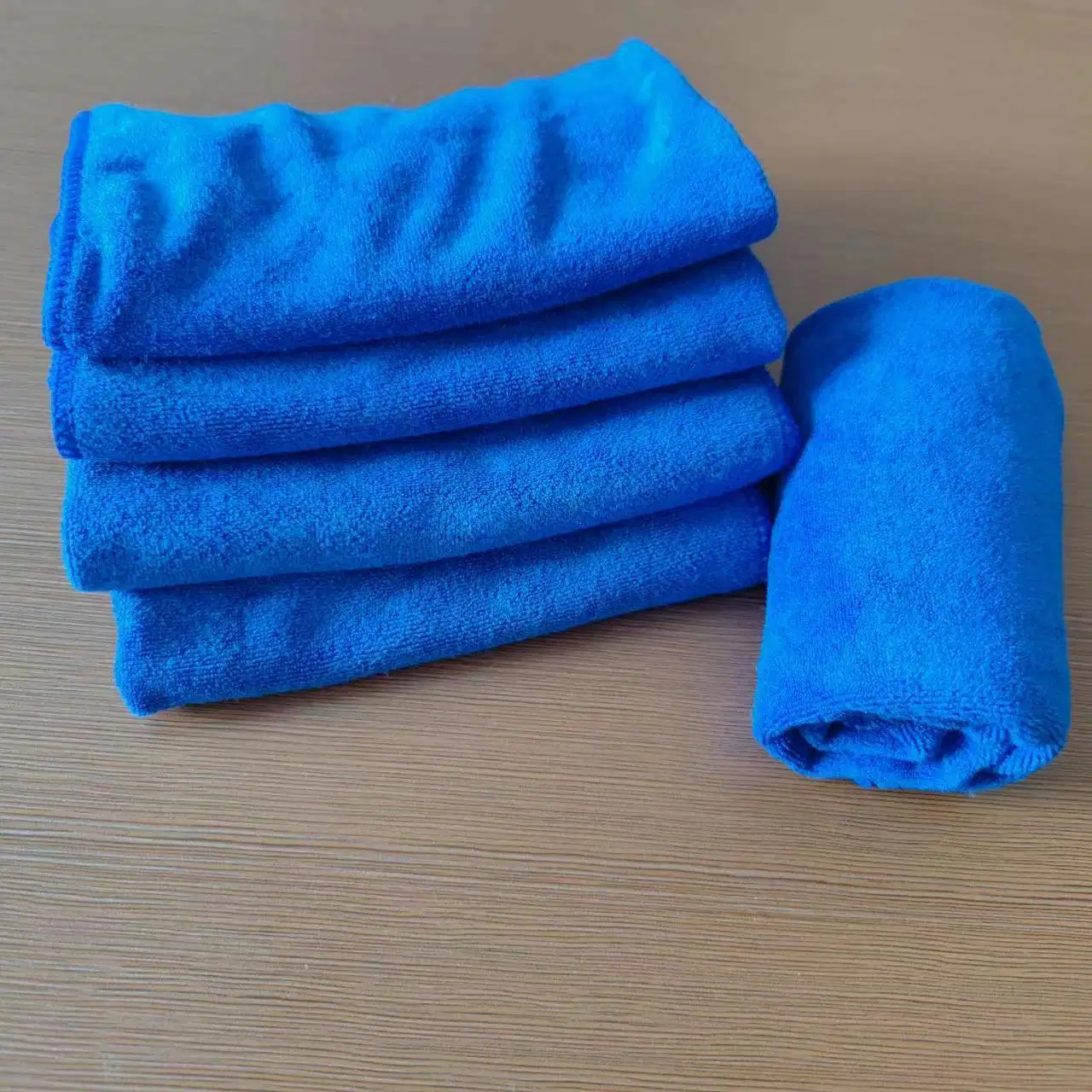 Retail & Wholesale/Supplier 16X16" Heavy Duty Dark Blue Microfiber Cleaning Towels