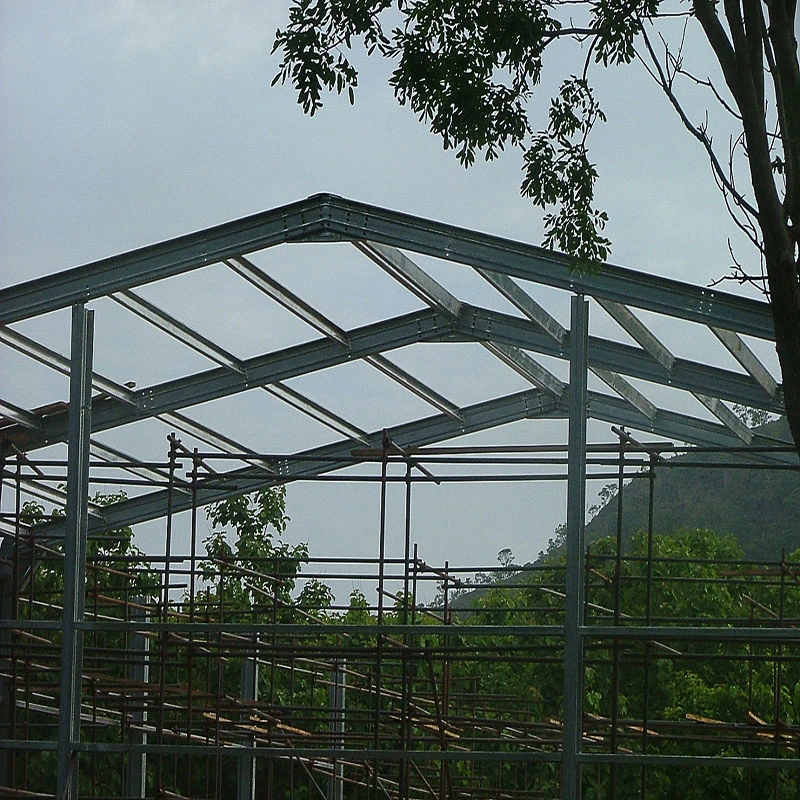 Préfabriqué à structure en acier léger à châssis haut Construction de bâtiment Préfab Entrepôt de l'atelier de stockage Shed