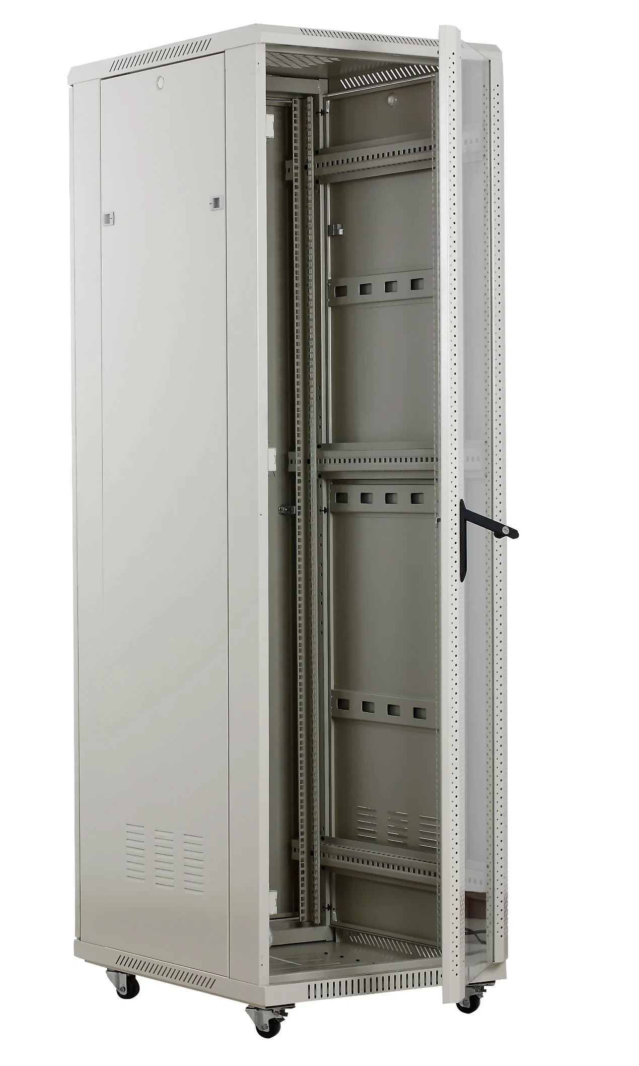 Armário de rack para servidor de rede 600 * 800 mm 32u com porta perfurada SPCC